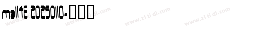 MA114E 20250110字体转换